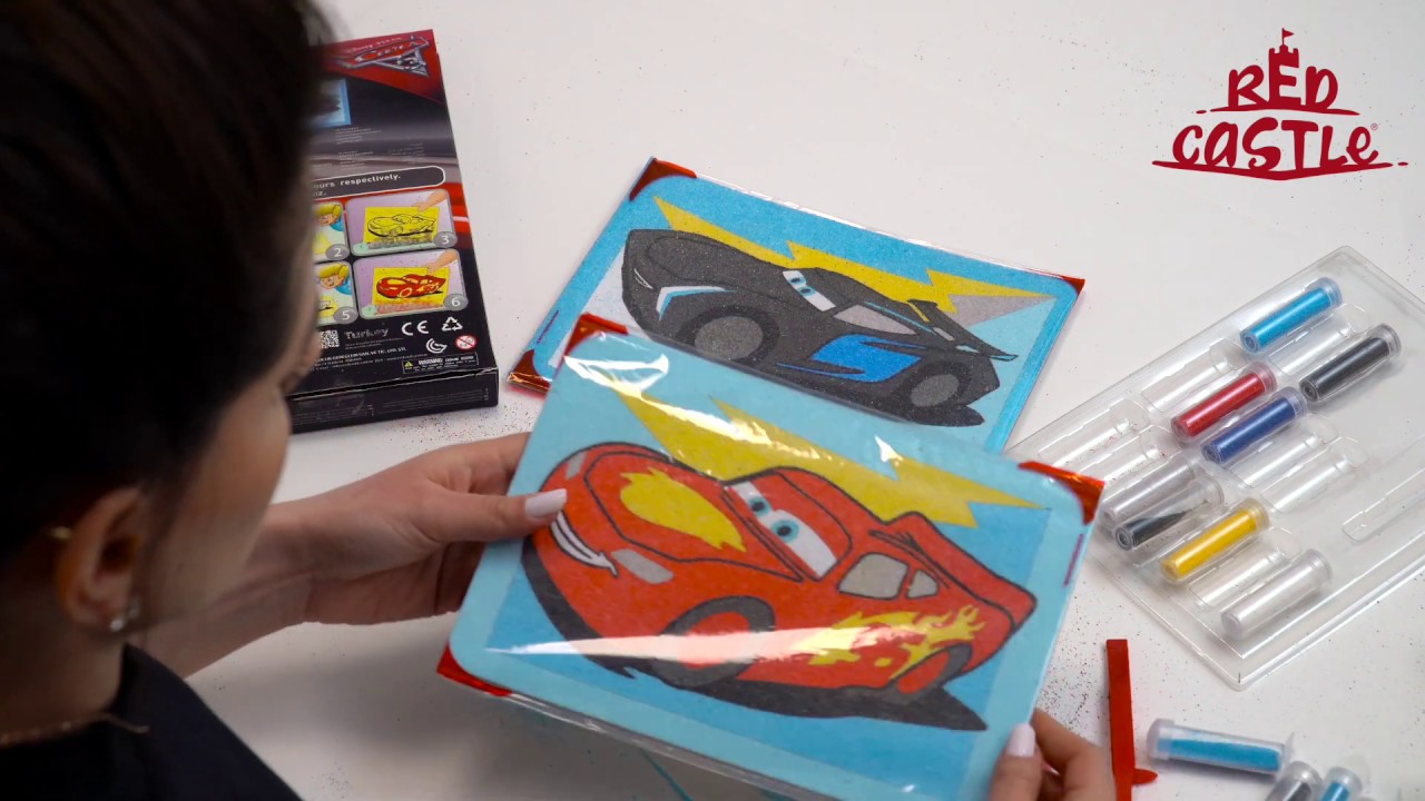 Arabalar (DS-30) Kum Boyama &Uuml;r&uuml;n&uuml; Nasıl Boyanır?/How to paint Red Castle Cars (DS-30) products