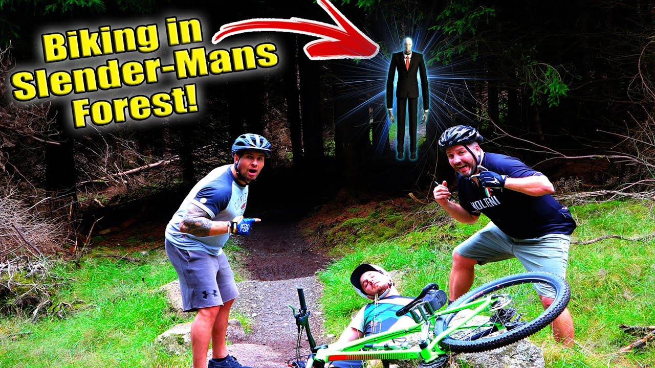 Minecraft Vlog - REAL LIFE BIKING IN SLENDER-MAN'S FOREST!!!