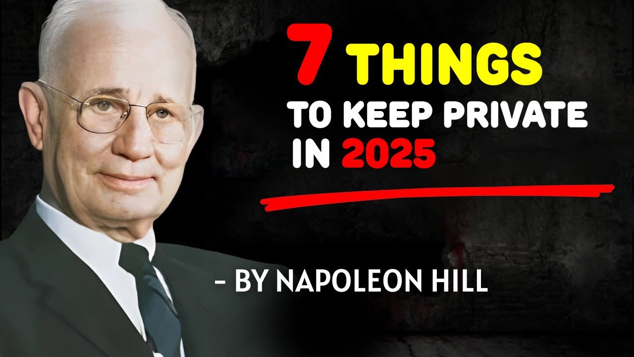 7 Secrets to Keep Private for Massive Success in 2025! | Napoleon Hill Message