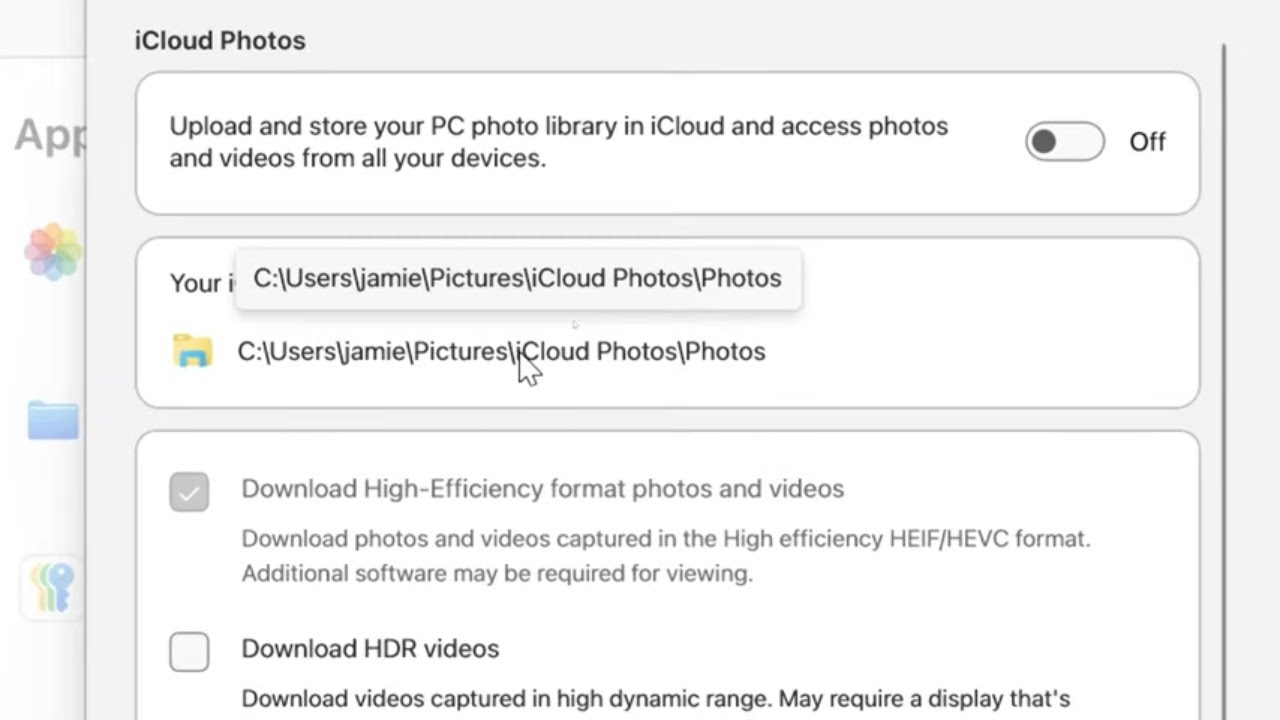 How To Change iCloud For Windows App Photos Location On Windows 11 PC
