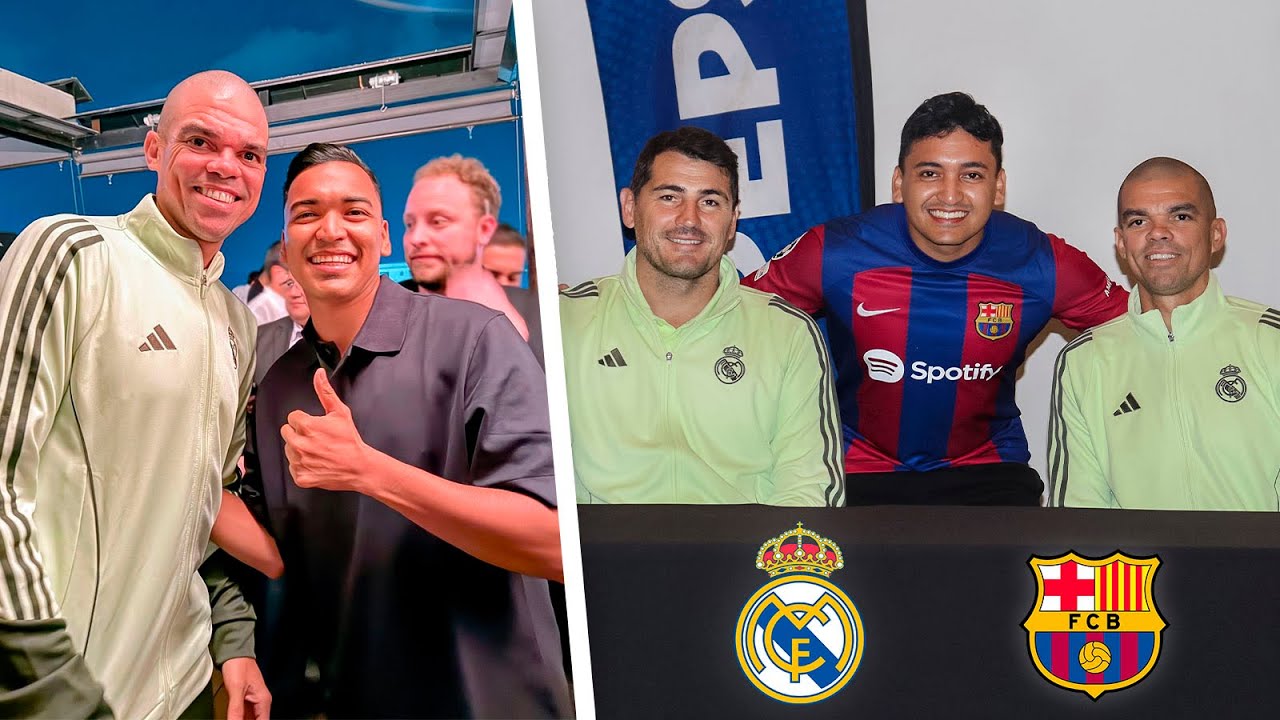 CUMPLIMOS EL SUEÑO con MI HERMANO de CONOCER a PEPE, CASILLAS y PUYOL en EL SALVADOR
