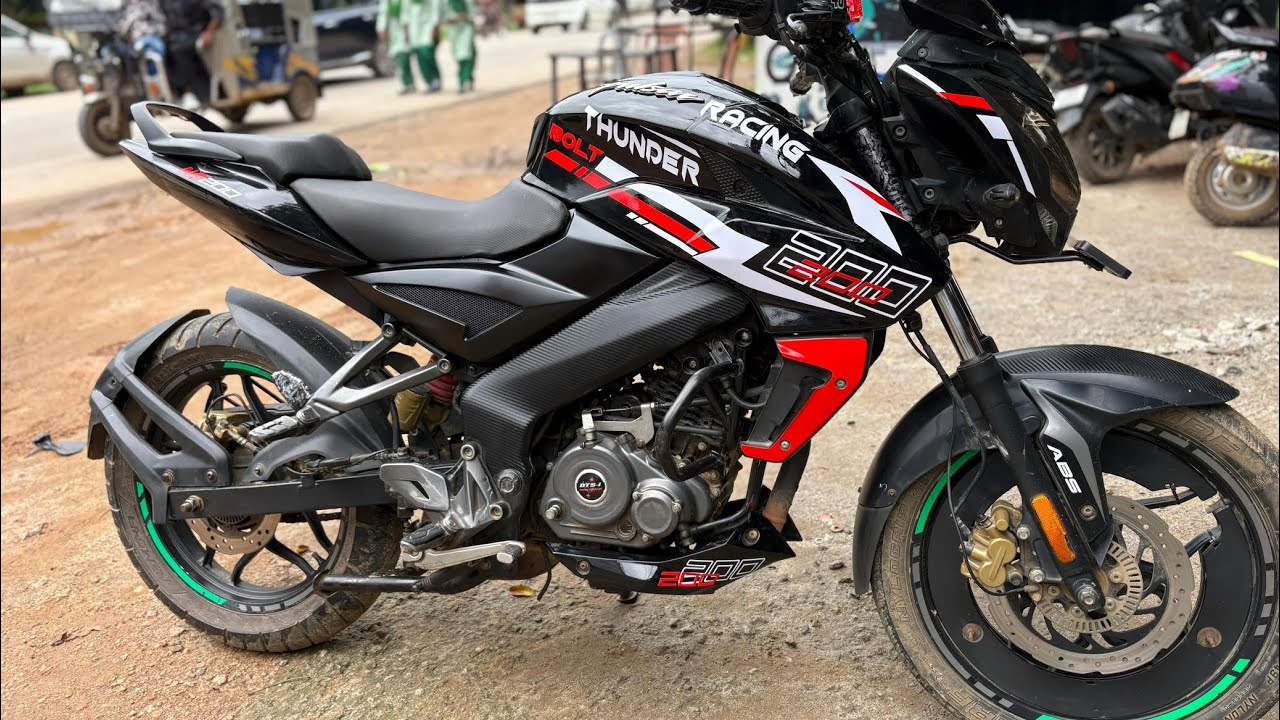 How to NS200 modification | NS200 sticker | wrapping | 