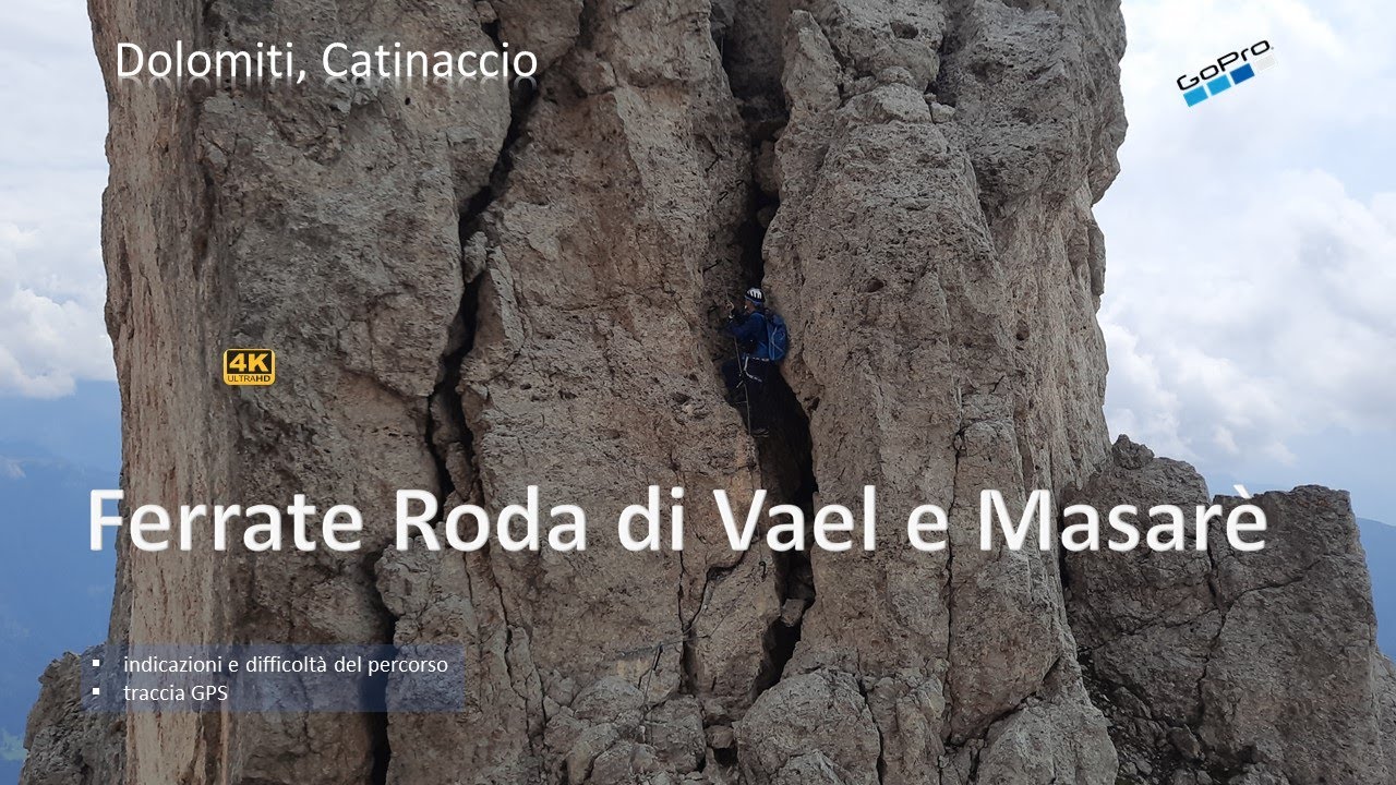 Ferrate Roda di Vael e Masarè. Dolomiti, Catinaccio