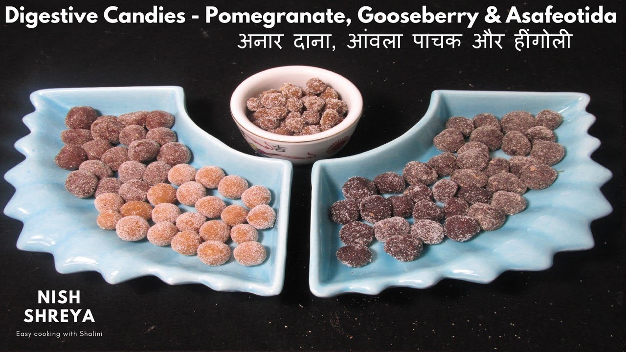 अनारदाना, आंवला पाचक, हींगोली बनाने की विधि Digestive Candies- Pomegranate, Gooseberry & Asafoetida
