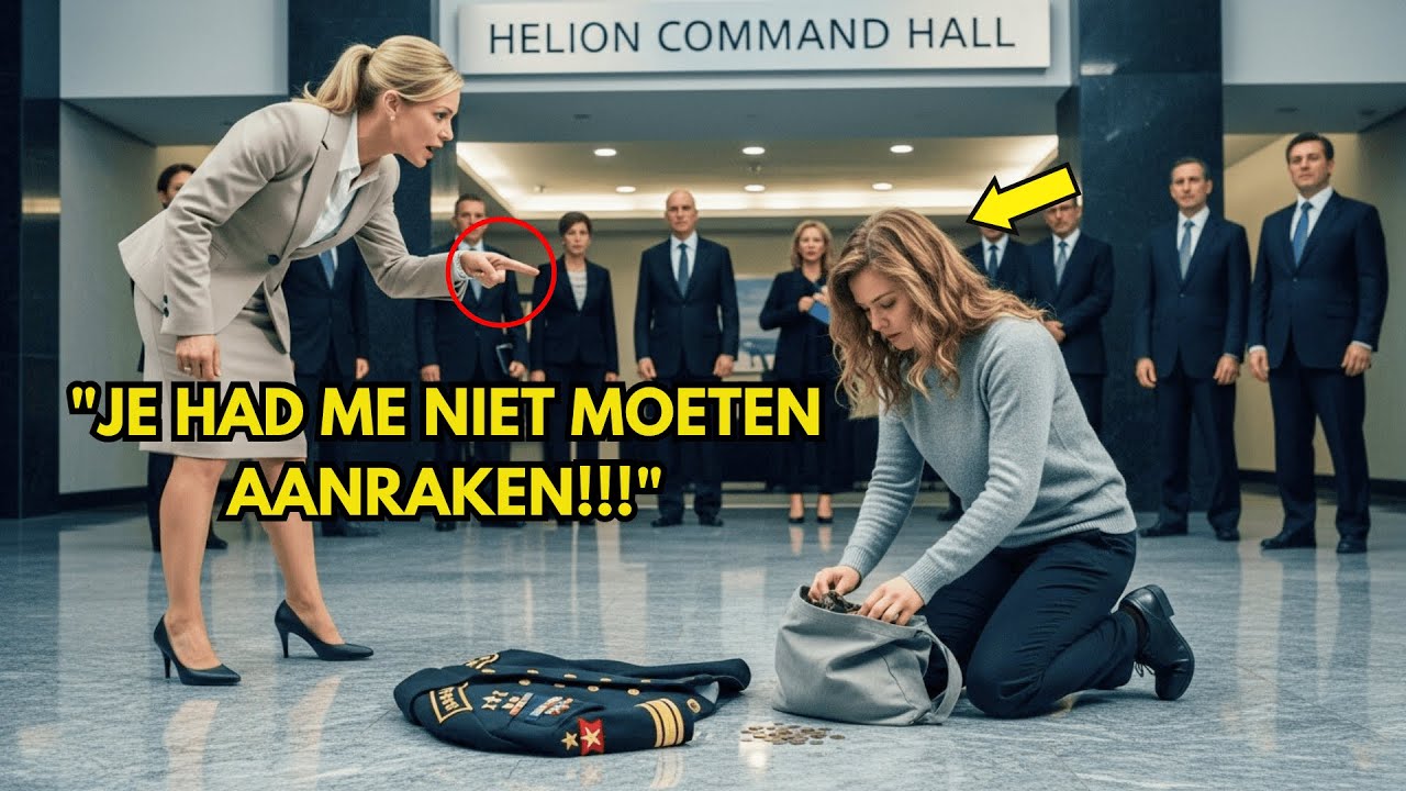 Ze leegden haar tas om haar te vernederen — bevroren toen ze een generaalsuniform vonden