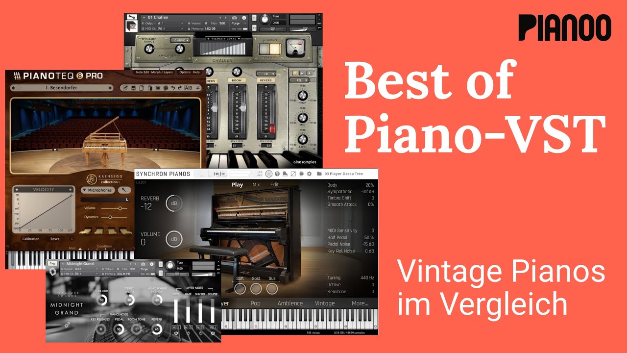 Vintage Pianos im Vergleich: Welches ist das beste Piano-VST?