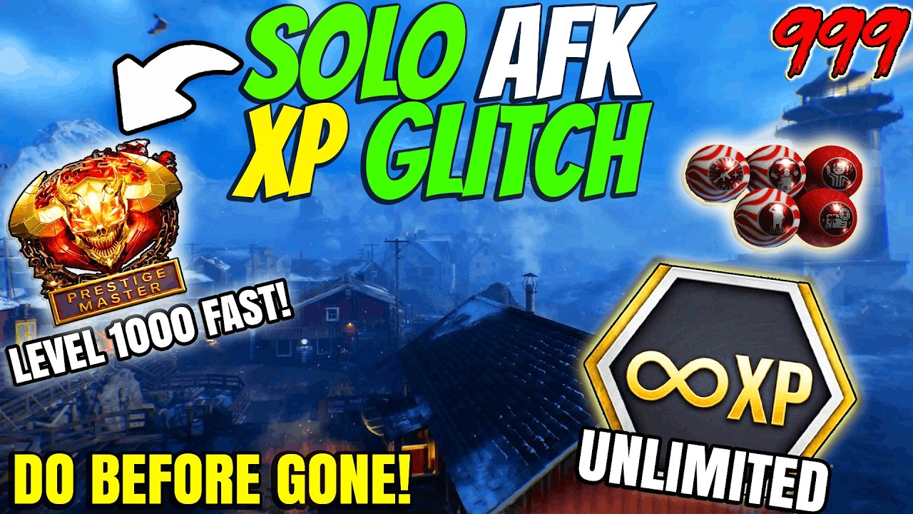 *DO BEFORE GONE* BO7 AFK UNLIMITED XP GLITCH | LEVEL 1000 FAST | AFTER PATCH! BO7 ZOMBIES GLITCH!