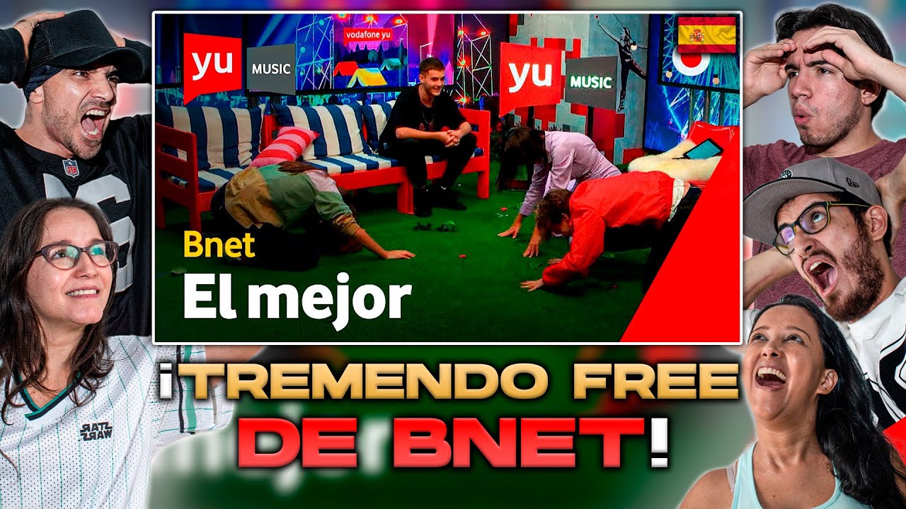 🔴&iexcl;TREMENDO FREE DE BNET! - COLOMBIANOS REACCIONAN al FREESTYLE DE BNET en VODAFONE YU