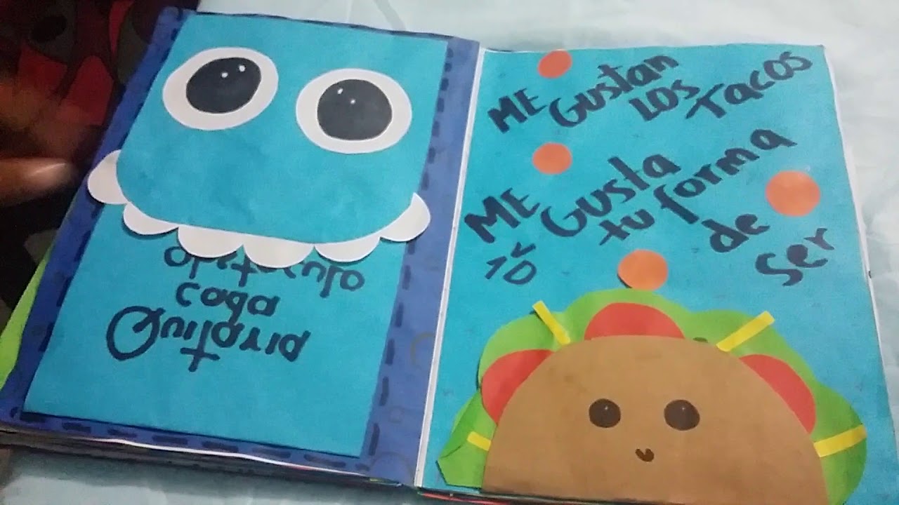 libreta sorpresa  para un amigo especial