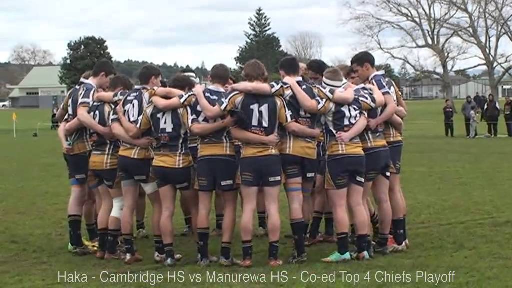 Haka - Cambridge HS 1st XV vs Manurewa HS 1st XV - 2015