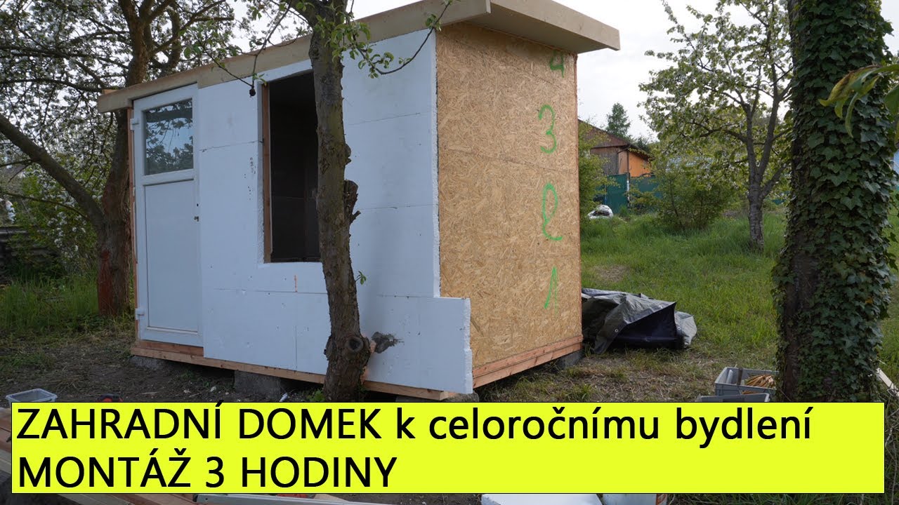 Domek k celoročnímu bydlení za 3 hodiny