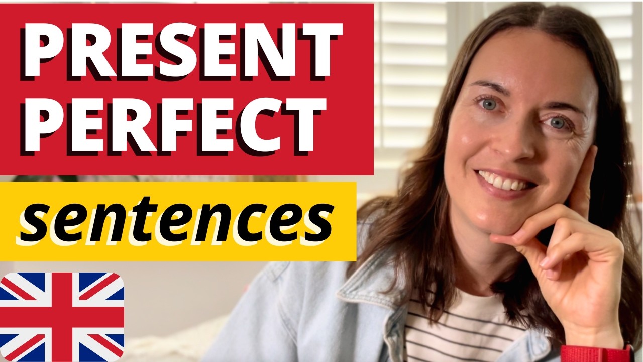PRESENT PERFECT TENSE: how to make sentences #englishtenses #englishgrammar