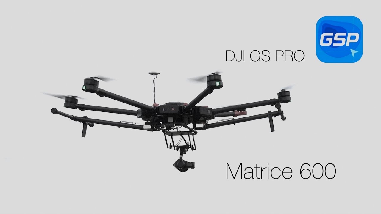 DJI GS PRO и Matrice 600 - испытание