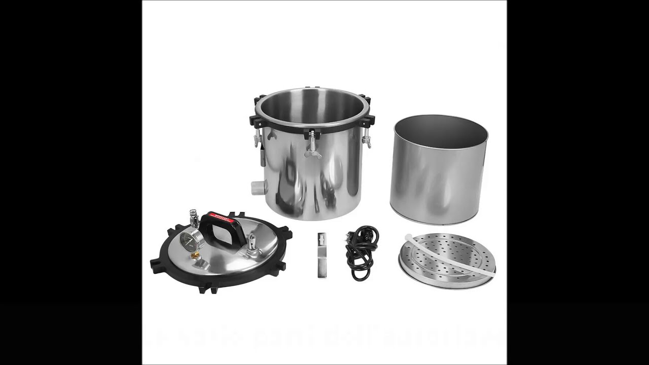Tutorial su un piccolo autoclave per la sterilizzazione a vapore 120°C