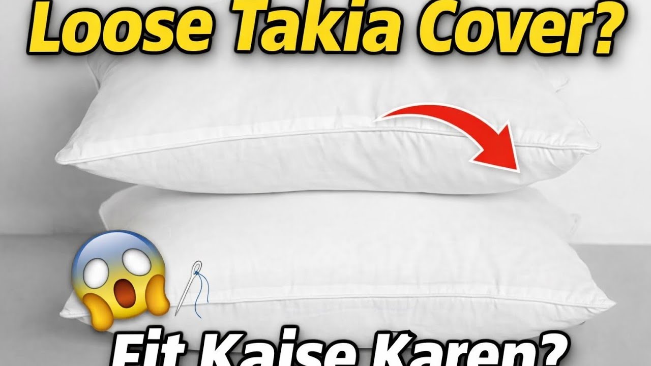 Loose Pillow Cover को मिनटों में कैसे ठीक करें?