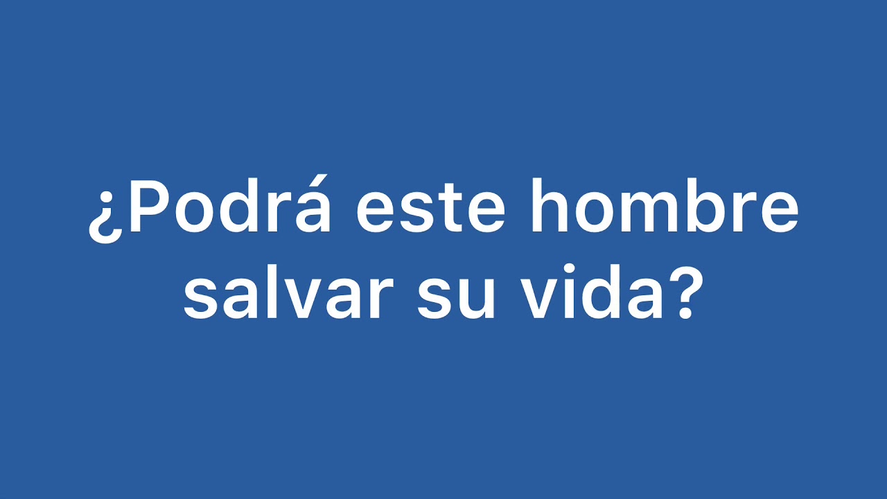 Acertijo. ¿Cómo salvarías la vida de este hombre?