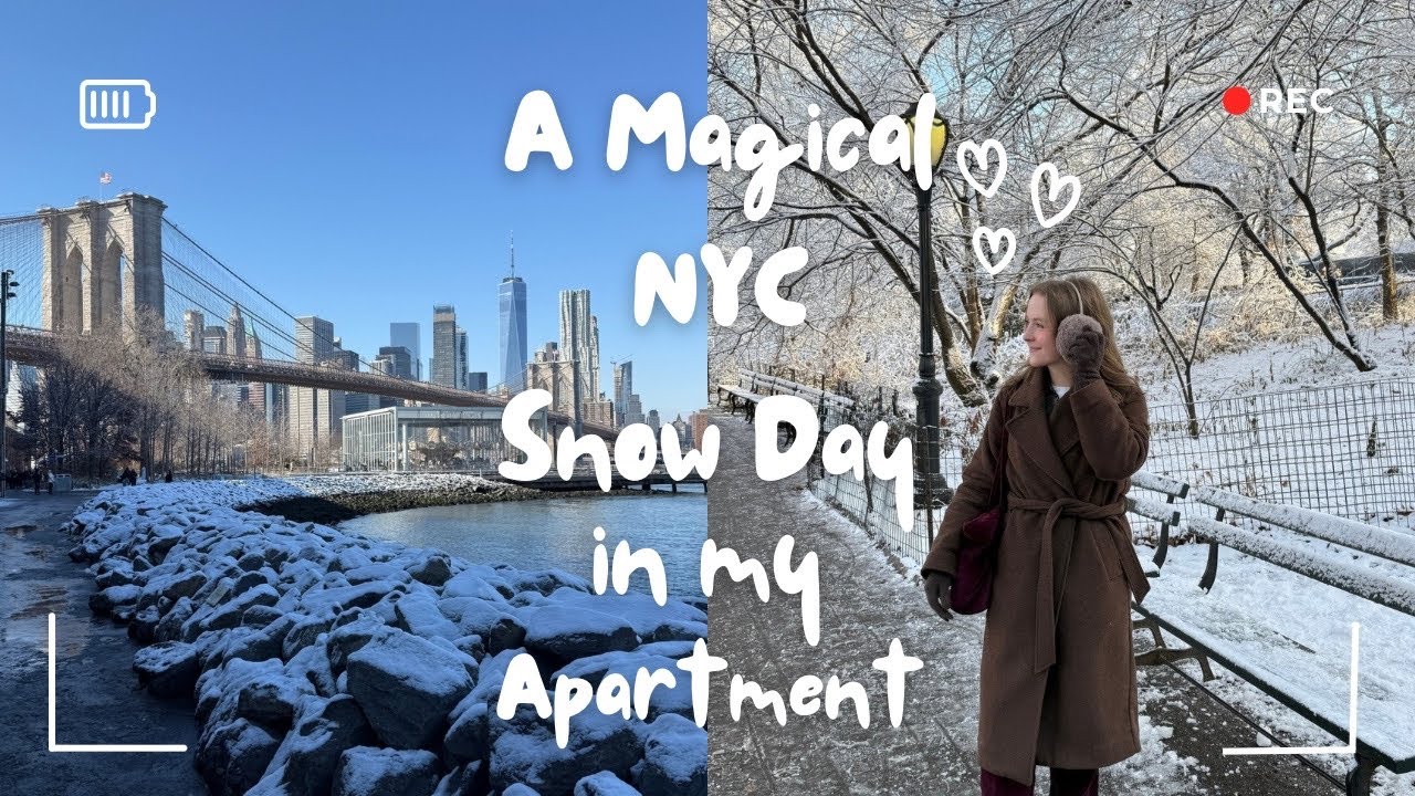 Experience a Magical NYC Snowy Day in My 125 Yr Old NYC Apartment