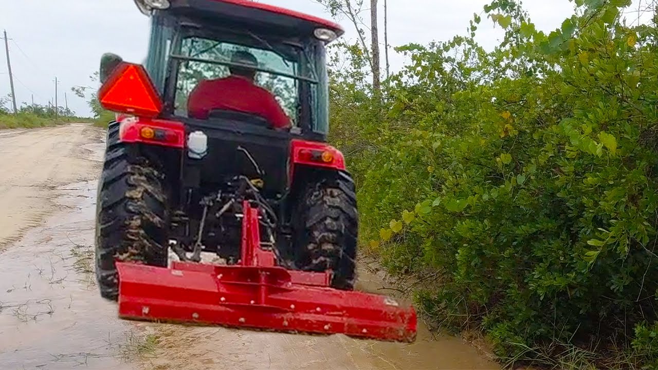 Should I use a rear blade to pull ditches?