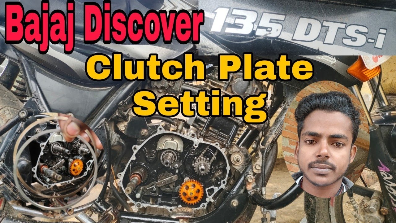 Bajaj discover 135 clutch plate fitting |discover 135cc clutch plate dts-i