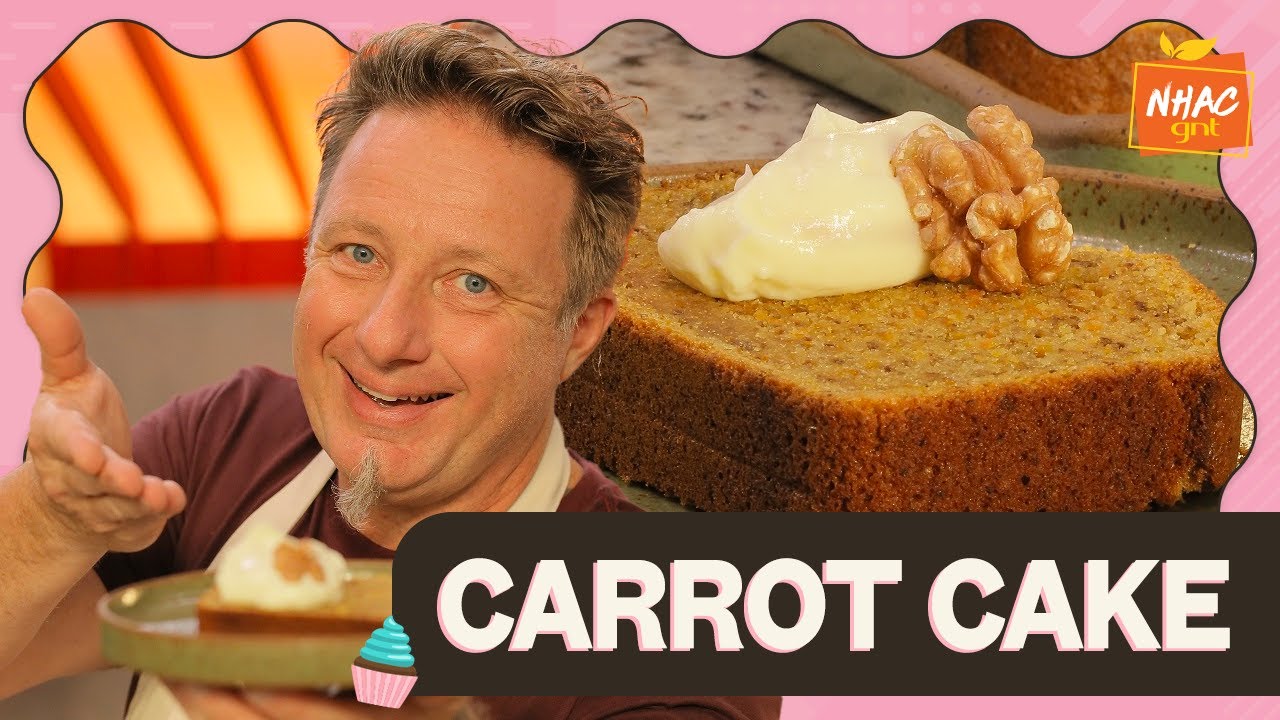 CARROT CAKE: aprenda a fazer bolo de cenoura americano | Roberto Strongoli | Que Seja Doce