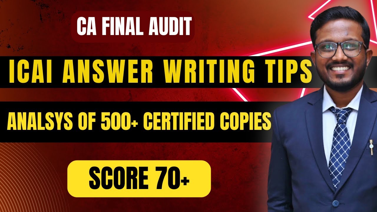 DONT MISS THIS BEFORE EXAM! | Answer Writing Tips | 500+ Certified  Copies Analysis | CA Final Audit