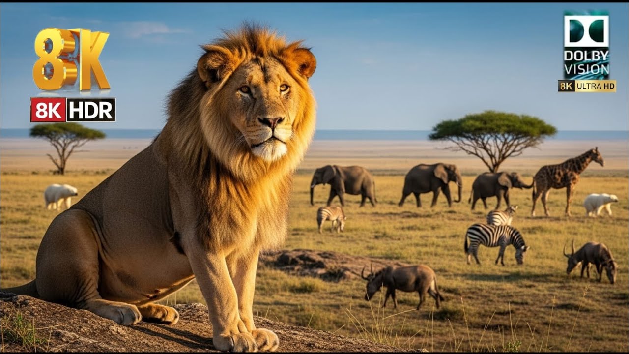 The Ultimate Wild World | Life, Survival & Nature in 8K HDR | Animals of Africa 