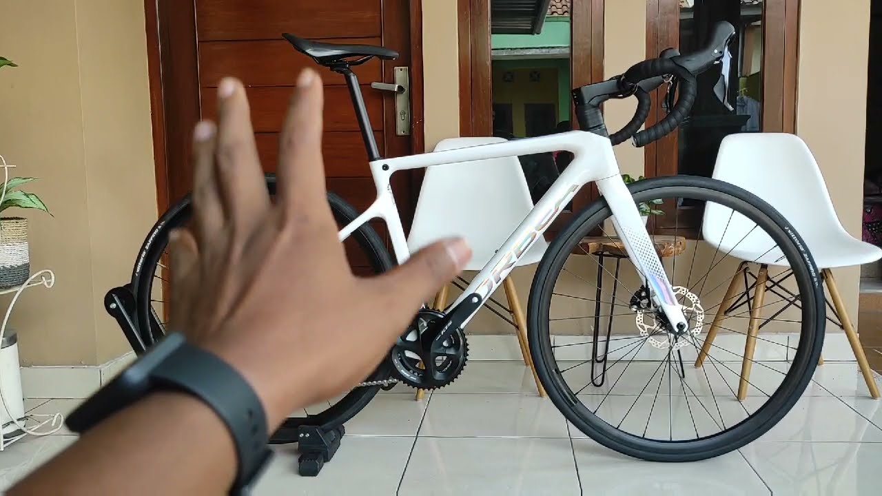 Review and Bike Check ORBEA ORCA M30 white irish - Warung sepeda jogja