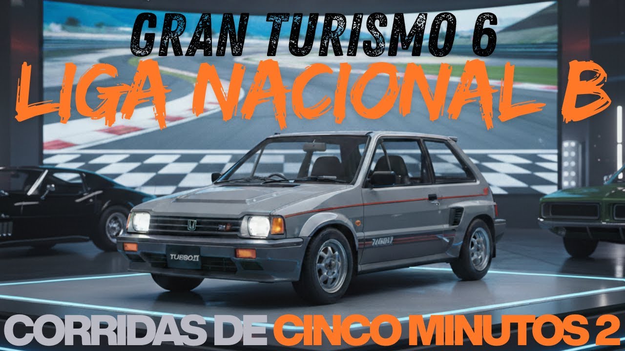 GRAN TURISMO 6 - CORRIDAS DE 5 MINUTOS - HONDA CITY TURBO 83' - LOGITECH G29 - CORRIDA 3