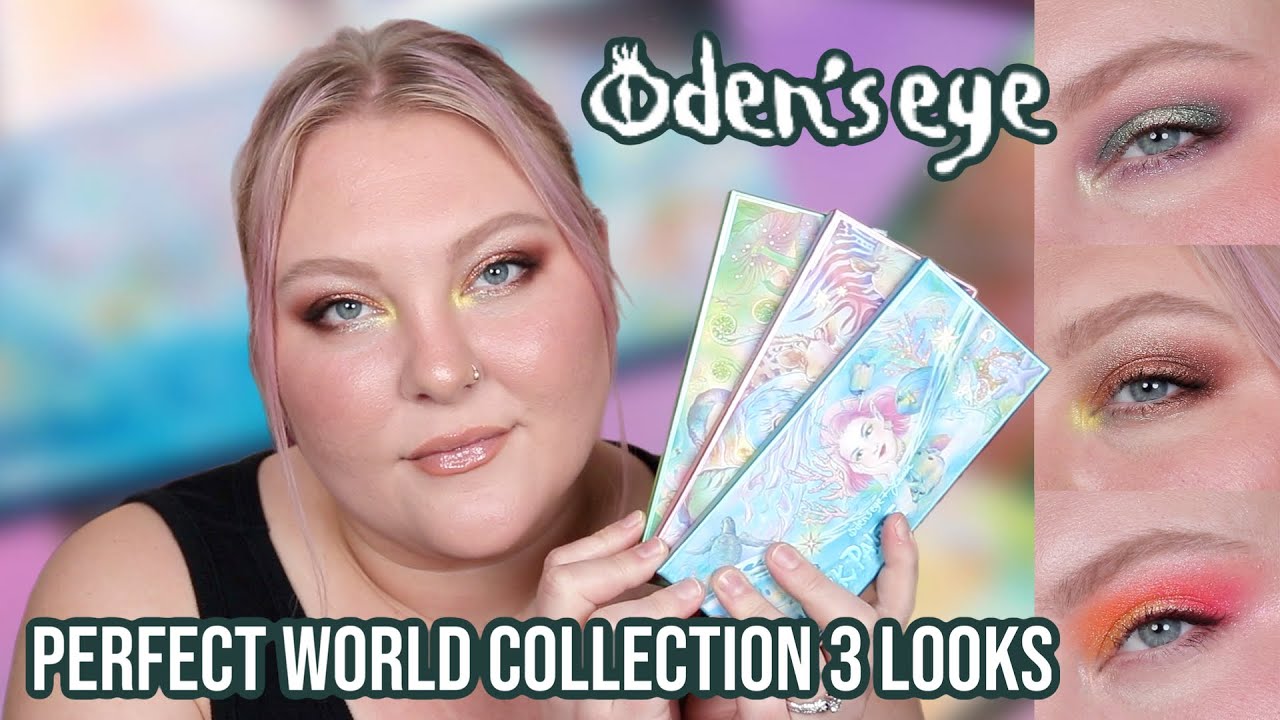 Oden's Eye Perfect World Collection: 3 Looks!! Sea Talk, Planet Spirit, & Flora Story Palettes