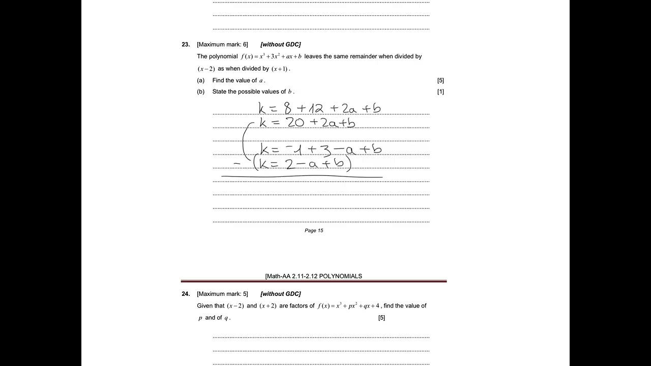 Polynomials 1
