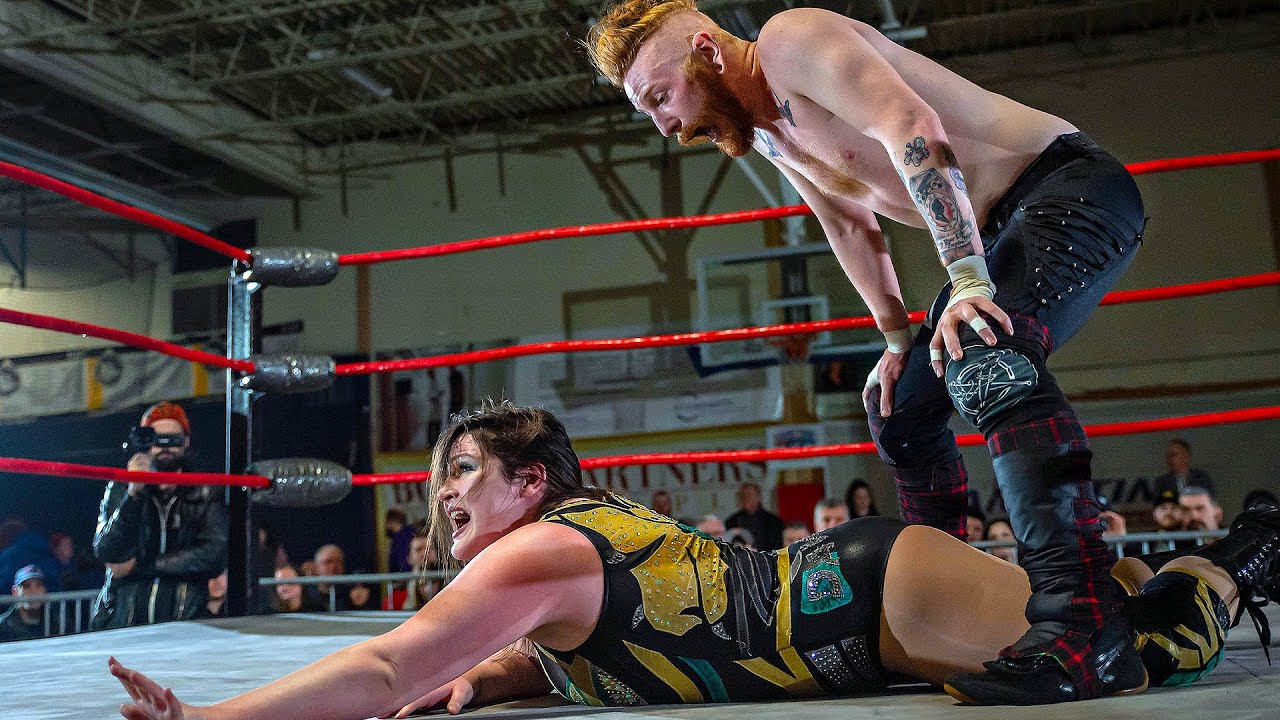 Davienne & JT Dunn vs. Maine State Posse (Pandemonium Intergender Tag Match) Chaotic Wrestling
