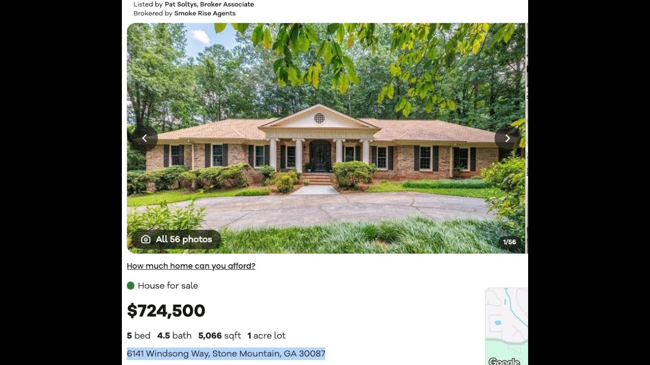 PARIS COLLINS PRIME ESTATES: SOLD! 6141 Windsong Way, Stone Mountain, GA 30087