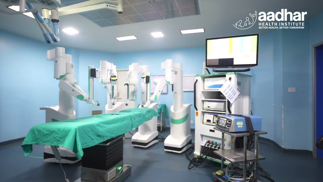 Robotic Surgery at Aadhar Hospital, Hisar | SSI Mantra Robotic Surgery System