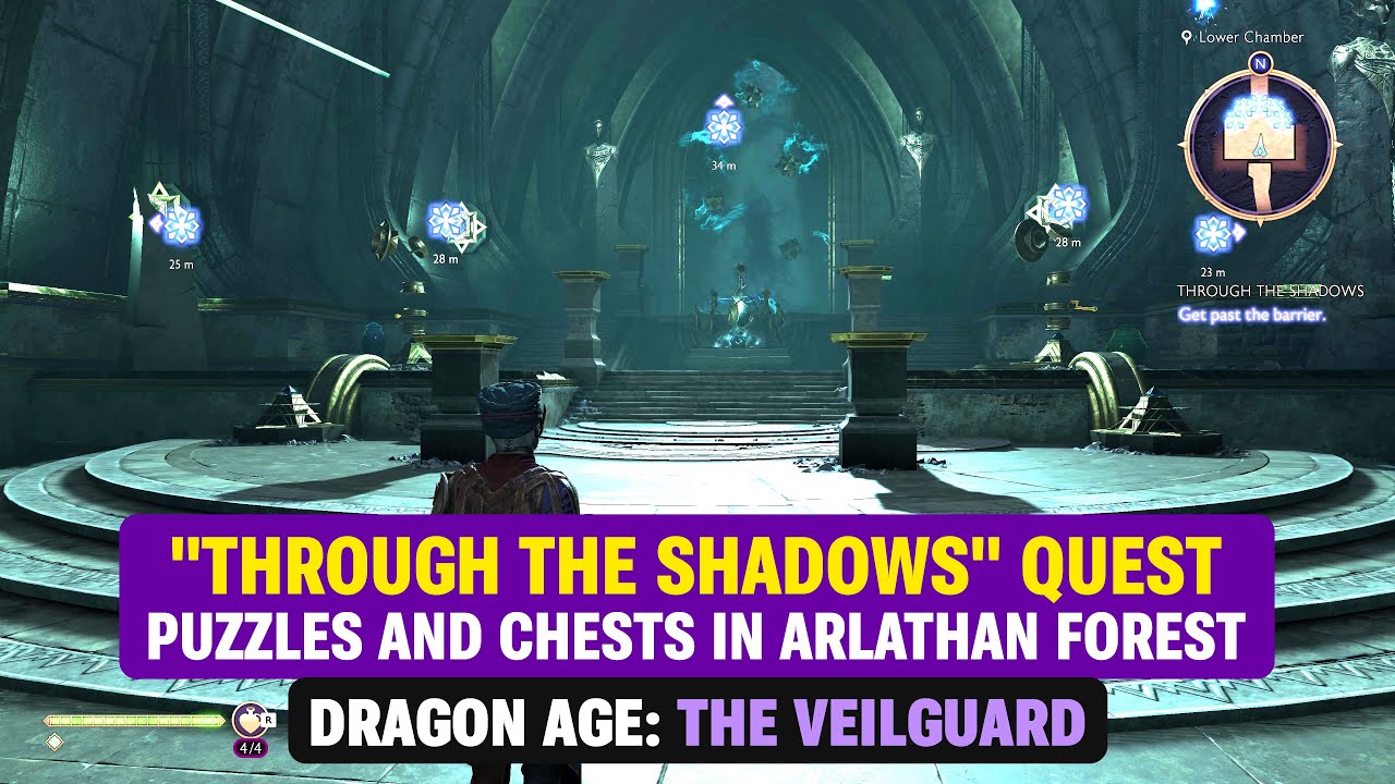"Through the Shadows" Quest  - Puzzles and Chests in Arlathan Forest - Dragon Age: The Veilguard