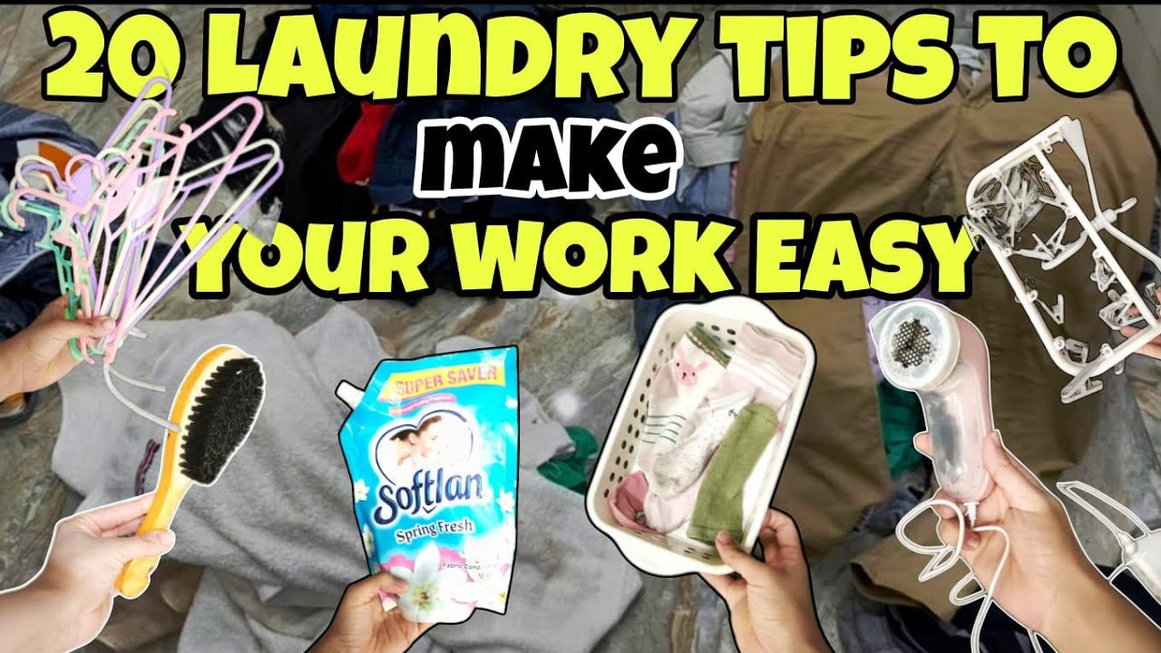 20 Amazing laundry tips to do laundry perfectly and maintain laundry related things