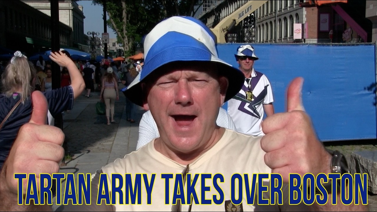 Tartan Army takes over Boston