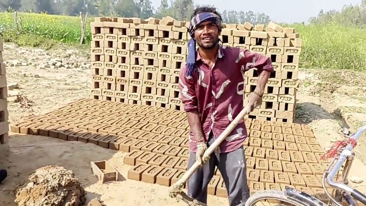 ईट कैसे बनाई जाती है | घर बनाने मे प्रयोग होने वाली ईट ऐसे बनाई जाती है,Bricks making video