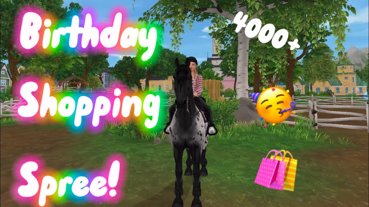4000+ Star Coin BDAY SHOPPING SPREE!! 🥳🛍️🤩 || Star Stable Online || 