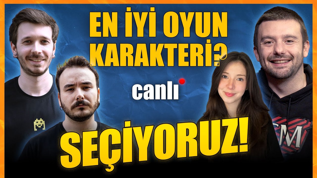 SE&Ccedil;İYORUZ! - En İyi Oyun Karakteri - CANLI 🔴