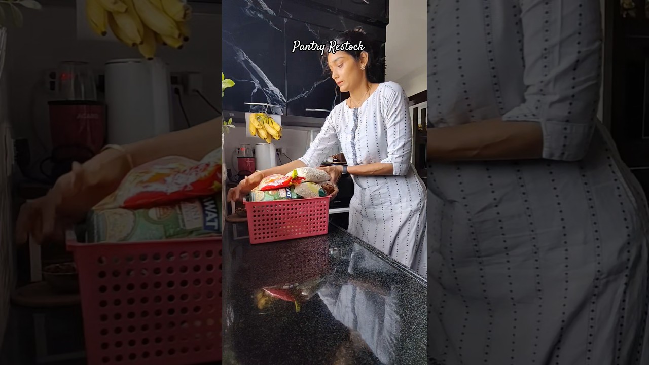 Pantry Restock | Countertop Organisation