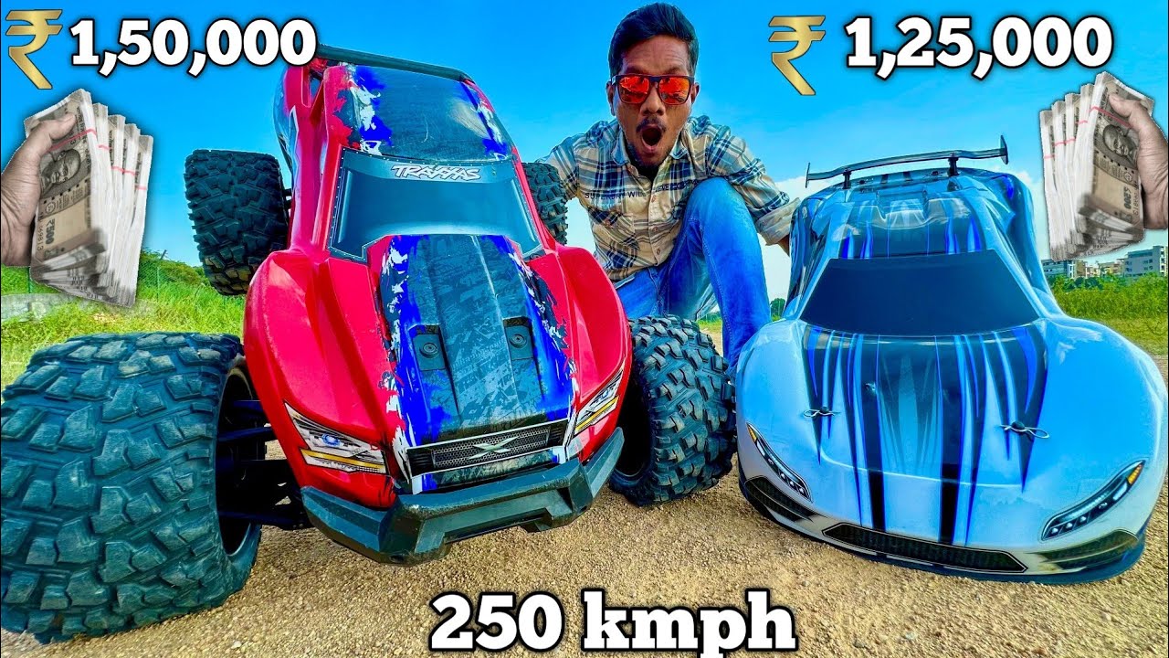 RC Traxxas XO-1 Vs Upgraded Traxxas Xmaxx Fight - Chatpat toy tv