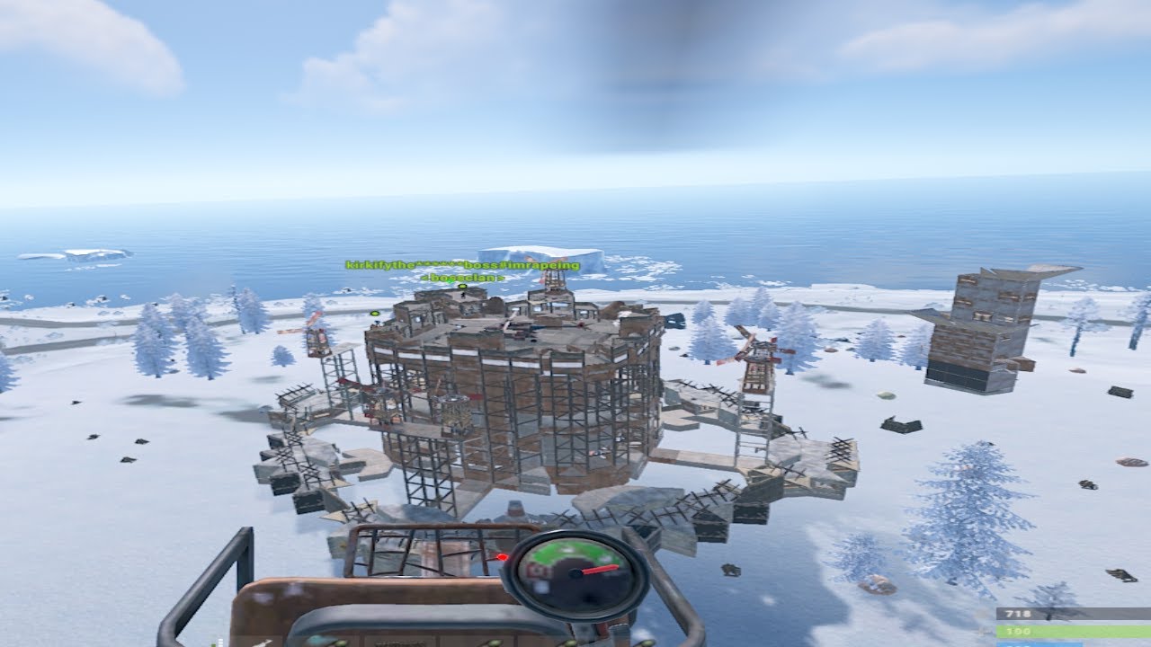 how a RUST 6 man DOMINATES atlas eu 3x with EASE #rust #clan #view #viral #fyp