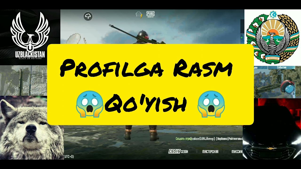 Pubgda rasm qo'yish 😱