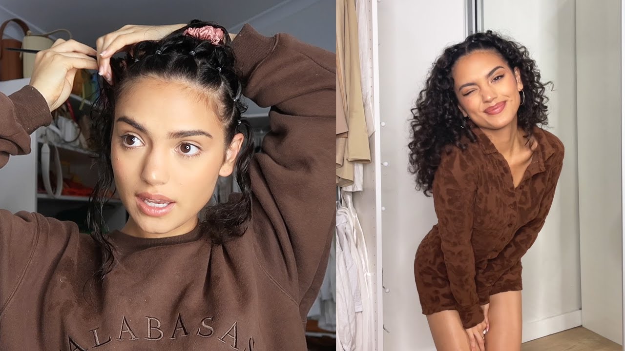 Day in the life vlog 🤎 New curly hairstyle, exciting news!