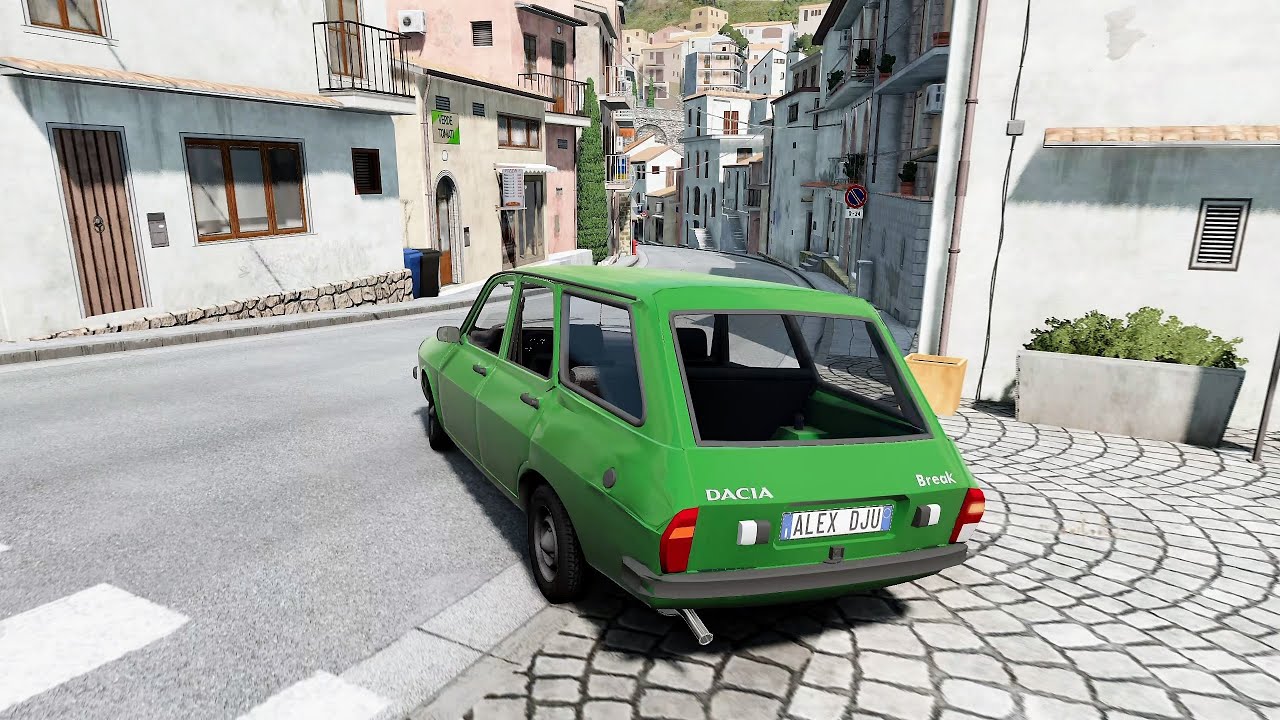 BeamNG.drive - Dacia 1310 Break 1985 - Car Show Test Drive Crash .
