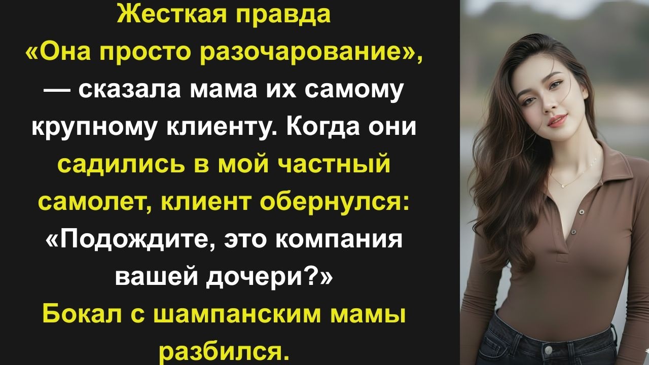 Мои родители назвали меня неудавшейся дочерью, а затем их клиент увидел меня в терминале для частных