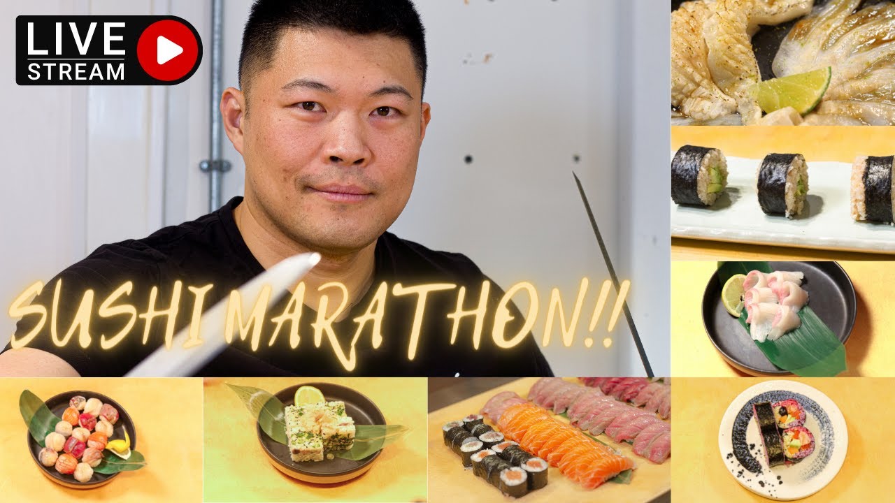 DABBLING DEBA'S FIRST LIVE: Sushi Marthon 🍣🍣🍣