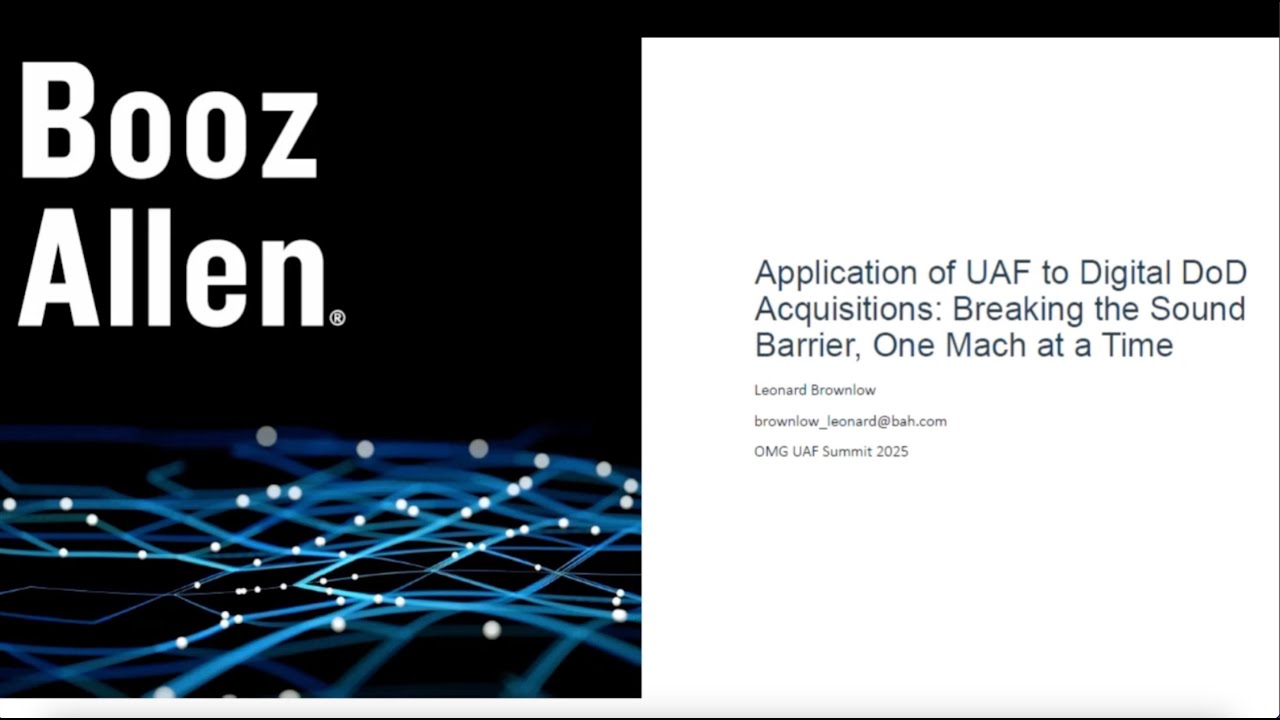 Application of UAF to Digital DoD Acquisitions: Breaking the Sound Barrier, One Mach at a Time
