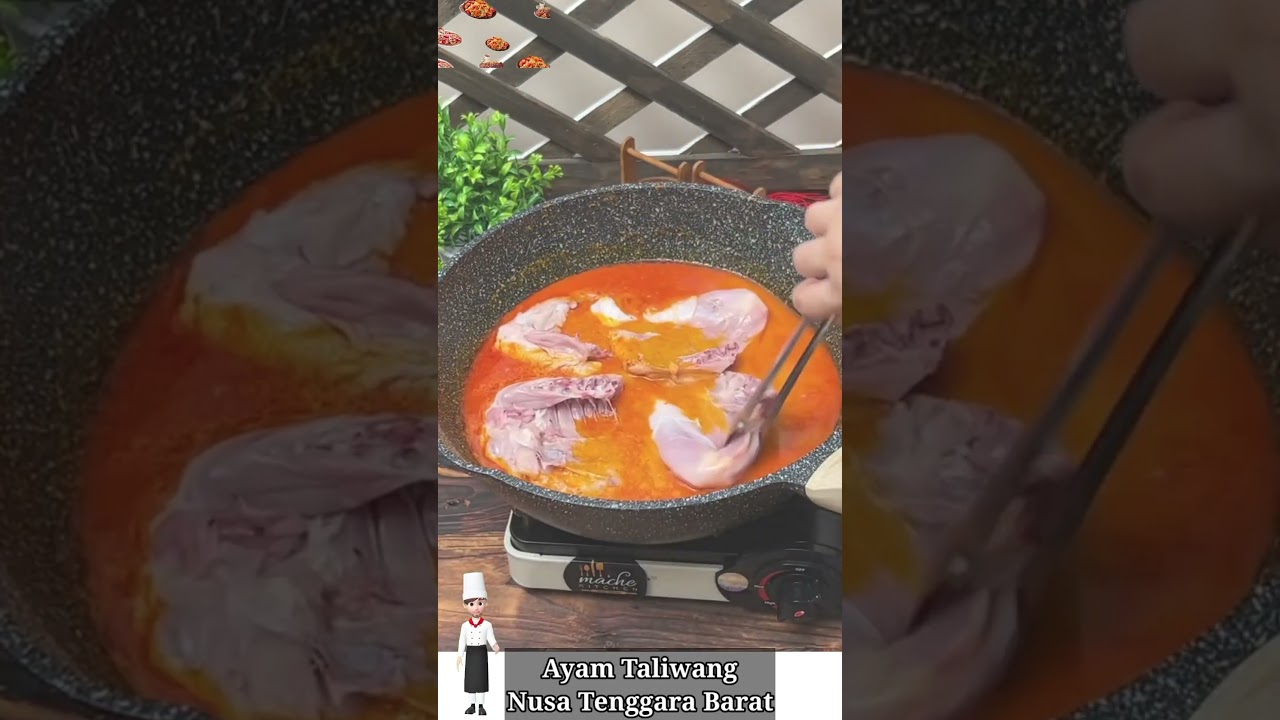 #AyamTaliwang Masakan Khas Nusa Tenggara Barat. Kuliner Ayam Bakar Taliwang Nusa Tenggara Barat.