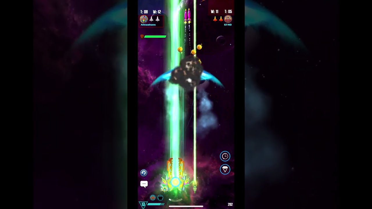 WORLD BOSSES!! Galaxy attack alien shooter!! All Bosses!! Challenge game!! one vs one!! #gaming